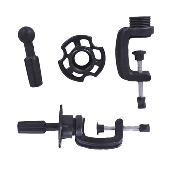 MEIBUTYUP Hair Separator Stand 2Pcs Plastic for Hair Cutting Practice Black