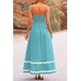 thumbnail image 2 of PRETTYGARDEN Women Summer Flowy Maxi Dress Casual Sleeveless Spaghetti Strap Ruffle Beach Long Dresses, 2 of 9