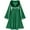 Green, variant on Jinhomg Medieval Chiffon Dress for Women Vintage Ball Gown Long Sleeve Lace Up Maxi Dresses Renaissance Faire Costume Today's Deals Green S