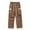 Coffee, variant on Men's Work Pants Men's Workwear Full Length Pants Work Pants for Men Cargo Black 3XL
