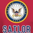 thumbnail image 3 of CafePress - U.S. Navy Sailor Dark T Shirt - Men's Classic Graphic Cotton T-Shirt, 3 of 4