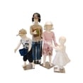 thumbnail image 3 of 4 Units Kid Children Mannequin Dress Form Display Flexible #JF-CH1357T Group, 3 of 3