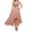 Red, variant on OSOLU Dresses Solid Color Women Elegant Neck Floral Lace Formal Wedding Dress Relaxed Fit Sundress Wedding Guest Dress