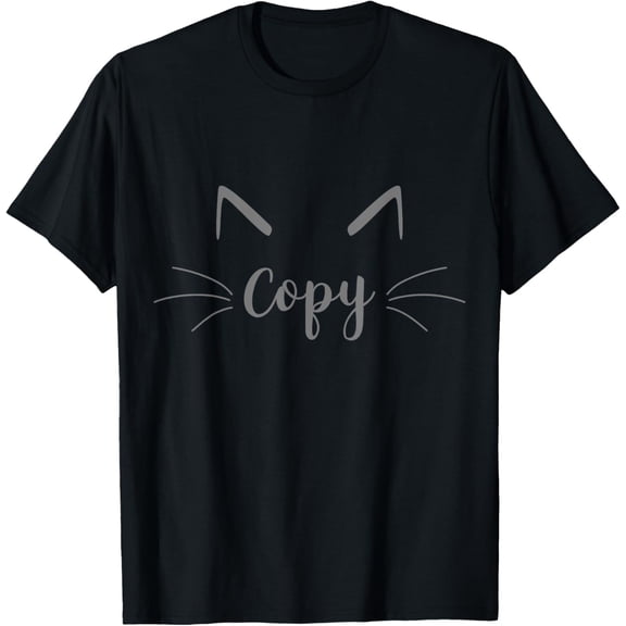 Copy Cat T-Shirt - Great Cat Pun Halloween Costume