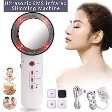 Ultrasonic Lipo Machine Zerone Ultrasonic Cavitation Fat Removal Slimming Machine Body Massager,Ultrasonic Body Massager, Ultrasonic Massager,For Body, Arms and Legs Slimming, Skin Tightening, Lymphatic Drainage, Detox ()