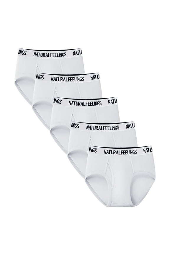 Cotton Mens Underwear Briefs Dailywear Soft Mid Rise Briefs for Men