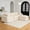 White, variant on Frxeyaliz 108" Modular Sectional Sofa, 3 Seater L-Shaped Cloud Couch with Ottoman, Deep Seat Boneless Convertible Sofa Set for Living Room