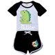 thumbnail image 1 of Kids Boys Girls Moriah Elizabeth Dinosaur Printed Short Sleeve T-shirt Shorts Casual Outfits Set 9-14 Years Banmo, 1 of 2