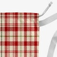 thumbnail image 3 of Simply Daisy Canvas Plaid 28 x 36 inch Red Laundry Bag, 3 of 3