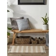 thumbnail image 3 of Design Imports CAMZ12636 Tapis Tissé à la Main 2 x 3 Pieds, Rayure Ticking Pierre, 3 of 3