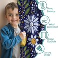 thumbnail image 3 of Blackout Kids Curtains,Pioneer Flower Childrens Insulated Curtains Set Of 2,Bedroom Essentials,Toddler Room Decor 42x54in(106x137cm), 3 of 4