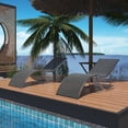thumbnail image 2 of RIEDHOFF Outdoor Chaise Lounge Chairs Set of 2, Aluminum Patio Chaise Lounge for Outside,S-Shaped Patio Chairs for Pool, Garden, Beach, Backyard (Dark Gray), 2 of 7