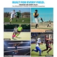 thumbnail image 5 of Exxact Sports Over the Calf Baseball Socks - Athletic Tube Socks for Football, Softball, Hockey, Youth & Adult Sizes (Charcoal, Large), 5 of 7