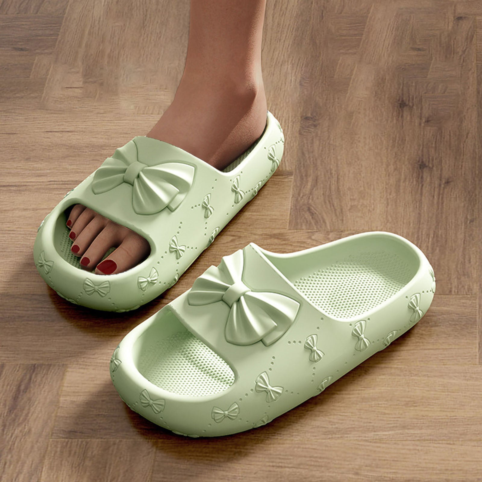 WIZUTIZ Bedroom Slippers Women Athletic Comfort Womens House Shoes Summer  Soft EVA Sandals Platform Heels Slippers Beach Slide Sandals Outdoor