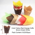 thumbnail image 2 of Taicans 50-Pack Tulip Cupcake Liners - Food Grade Greaseproof Baking Cups for Muffins,Desserts & Party Decorations - BPA Free Disposable Cake Wrappers, 2 of 5