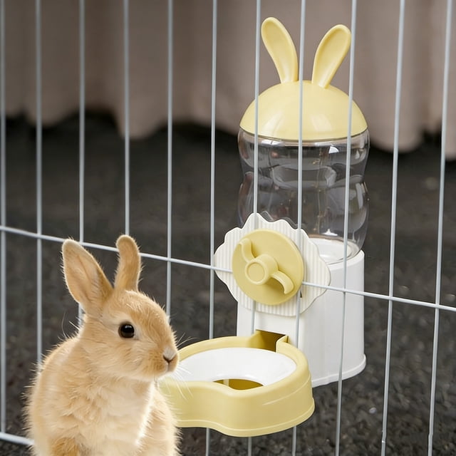 Dpityserensio Hanging Pet Water Dispenser For Rabbits Cats And Dogs A Hanging Cage Automatic Water Feeder Suitable For Home Use
