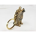 thumbnail image 3 of Conversation Concepts Wolf Keychain Gray, 3 of 3