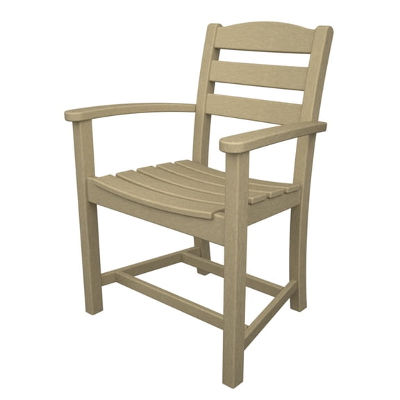 POLYWOOD® La Casa Cafe Recycled Plastic Dining Arm Chair