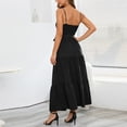 thumbnail image 5 of Tbopshirt Dresses for Women 2025,Women's Summer Bra Strap Large Comfortable Casual Sunshine Solid Color Skirt, 5 of 5