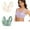 2PCS Beige+Green, variant on Seamless Push Up Bras for Older Women Wireless Posture Correcting Bra with Support Bra for Seniors Full Coverage Everyday Bra
