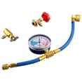 thumbnail image 2 of Juego R134A Adaptador de Equipo de Llenado de Freón Manómetro de Aire Acondicionado Válvulas de Reparación de Aire Acondicionado, 2 of 8