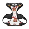 thumbnail image 5 of XMXY No Pull Dog Harness, Happy Valentine Cartoon Gnomes Adjustable Reflective Pet Harness with Oxford Vest, X-Large Size, 5 of 9