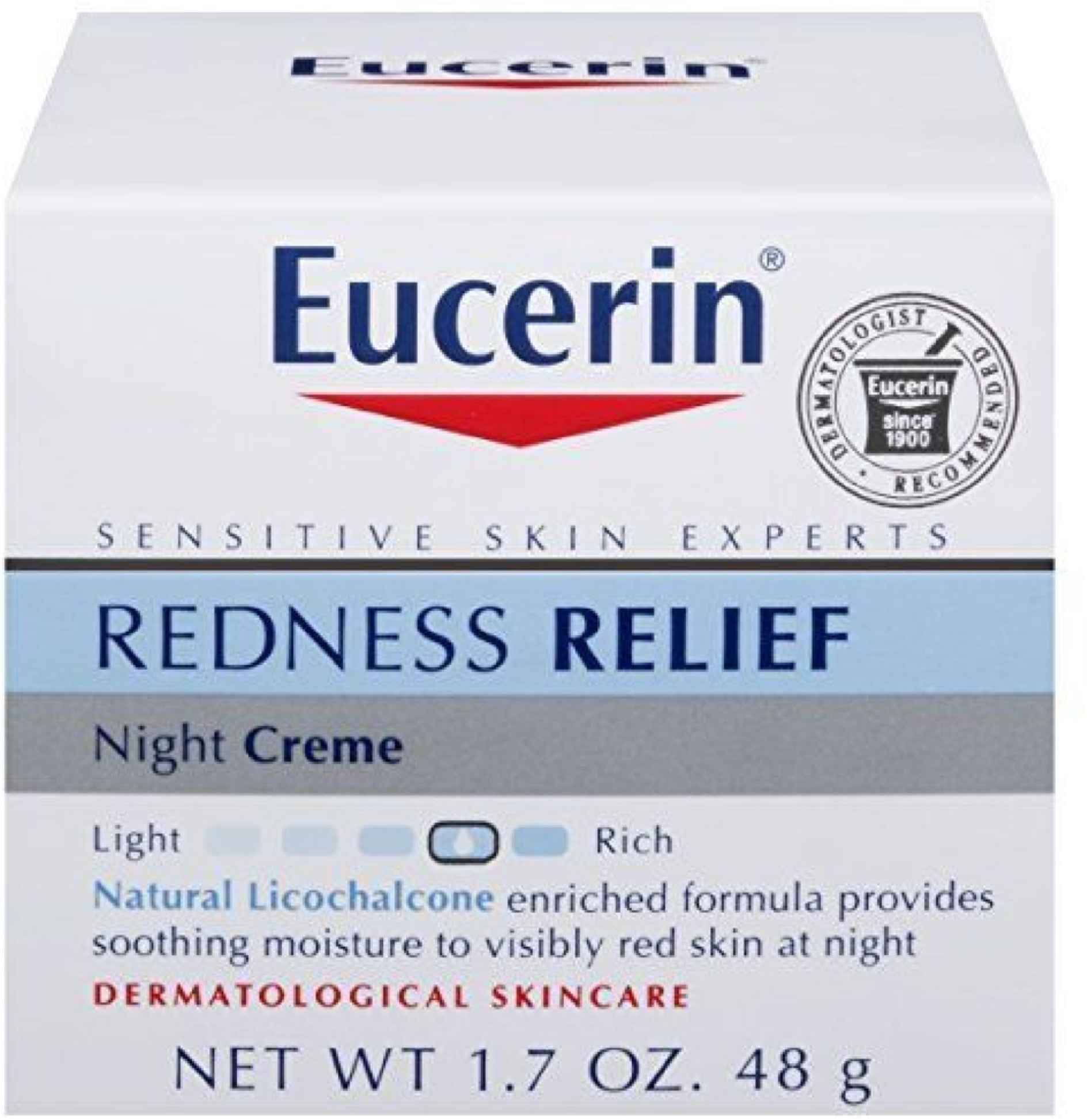 Eucerin Redness Relief, Night 1.70 oz - Walmart.com