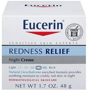 Eucerin Redness Relief, Night Creme 1.70 oz (Pack of 3)