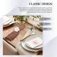 thumbnail image 2 of Servilleteros Juego de 6 Servilleteros Servilleteros Flores Blancas Servilleteros Hebillas Servilleteros Elegantes para la Mesa de la Cena, 2 of 8