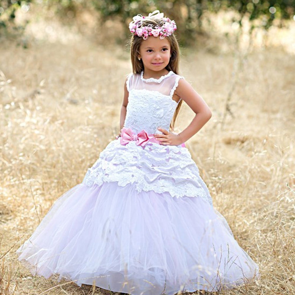 little girl pink fancy dresses