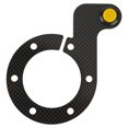 thumbnail image 2 of CARBON FIBER 6 HOLE STEERING WHEEL HORN BUTTON EXTERNAL KIT RACING NARDI  VERTEX, 2 of 8