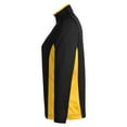 thumbnail image 6 of Harriton M786W Women's Flash Snag Protection Plus IL Colorblock Quarter-Zip Pullover-Black/ Sunray Yellow-3XL, 6 of 6