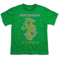 thumbnail image 2 of Harry Potter Slytherin By Any Means Kids T Shirt for Youth Boys and Girls, Kelly Green, X-Small, 2 of 5