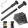 thumbnail image 2 of CKE 50 Pack Black Invisible Cable Railing Kit, T316 Stainless Steel Swage Tensioner Terminal for 1/8" Cable Railing System, Invisible Receiver and Stud End Hardware, 2 of 8