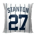 thumbnail image 3 of The Northwest Group Giancarlo Stanton New York Yankees 30" x 60" Player Throw Blanket Pillow, 3 of 4