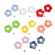 thumbnail image 4 of Guardurnaity 2 piezas de acrílico flor Color sólido DIY decorativo ahueca hacia fuera pendiente collar joyería hacer hallazgos Ropa, zapatos y accesorios Miscelánea Rosa Guardurnaity AP015879-06, 4 of 6