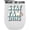White, variant on Stay Pawsitive Pun with a Dog or Cat Paw Art Merch Gift, Stainless Steel 12oz Wine Tumbler