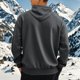 thumbnail image 5 of pstuiky camisas de manga larga para hombre, Blusa de moda para hombre, de color liso, con capucha, manga larga, cordón ajustable y botones en los bolsillos. camisetas de hombre m, 5 of 9