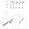 thumbnail image 1 of Model Light Posts Lamps Posts 3V Dc Or Ac Metal & Plastic N Gauge White Leds, 1 of 9