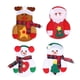 thumbnail image 1 of Juego de 8 muñecos de nieve navideños Yashi de fieltro para hacer tu mismo, 1 of 5