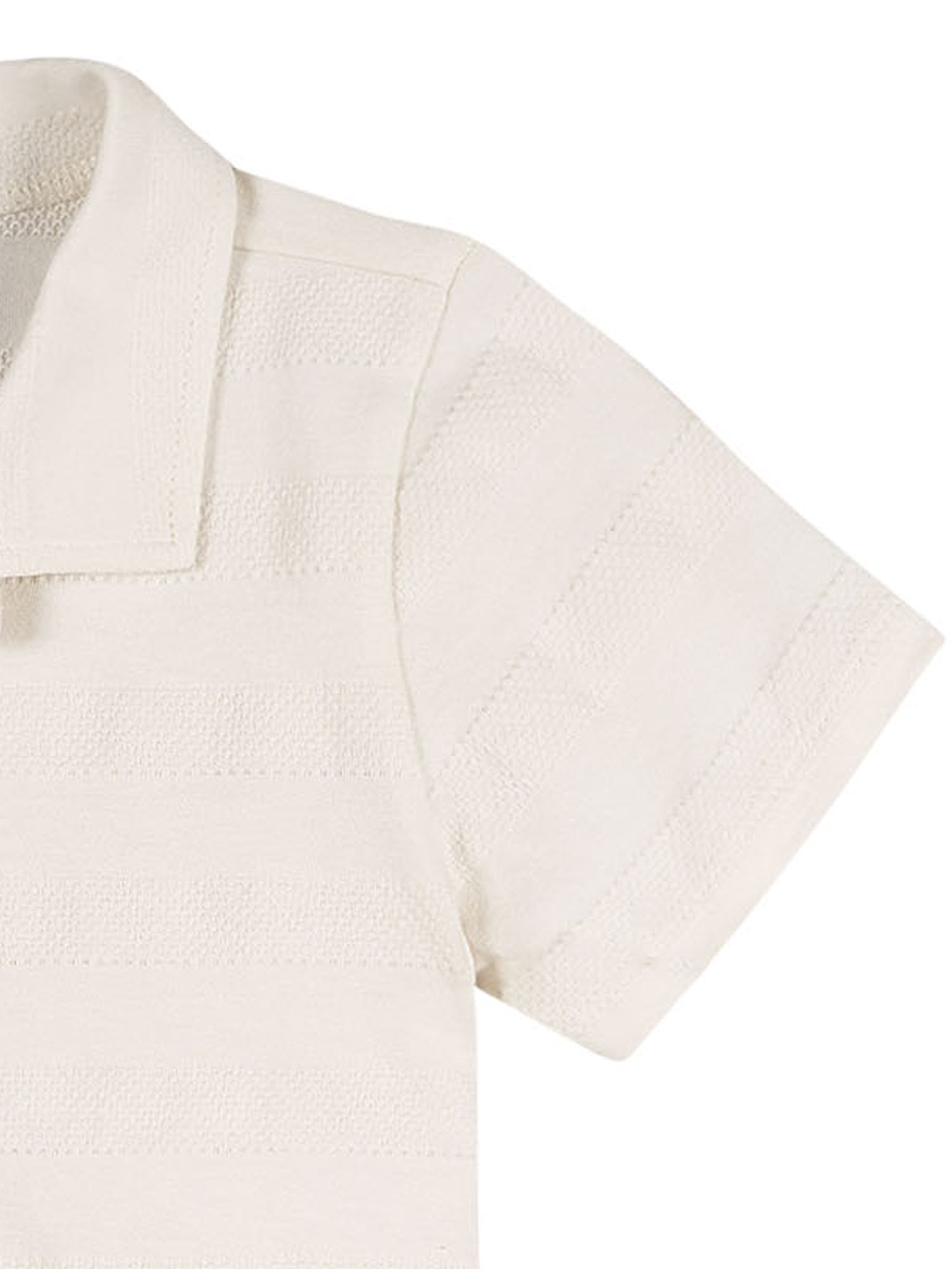 Modern Moments by Gerber Baby and Toddler Boy Organic Button Up Collar Top, Sizes 0/3 Months - 5T