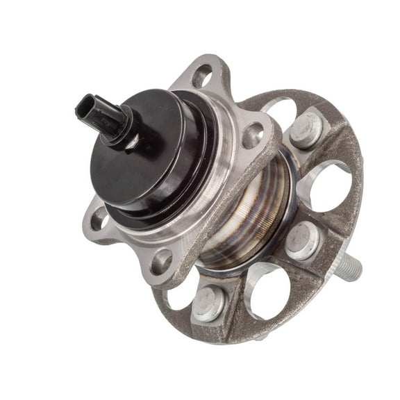 Rear Wheel Bearing and Hub Assembly Compatible with 2010-2015 Toyota Prius Plug-In V 5-Lug ABS 512505 OE Direct Replacement C BALL 4-Bolt Knuckle Mount Left or Right Side Sealed Unit