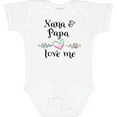 thumbnail image 3 of Inktastic Nana and Papa Love Me Heart Grandchild Boys or Girls Baby Bodysuit, 3 of 5
