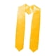 thumbnail image 4 of de graduación Bufanda lisa Accesorios para vestido de graduación Faja de graduación en forma de V Amarillo, 4 of 8