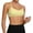 Yellow, variant on Arlun Soft Lightweight Wireless Sports Bra for Women Pure Color High Support Adjustable Spaghetti Straps Yoga Bra for Workouts Running Fitness and Casual Wear Yellow XL