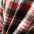 thumbnail image 6 of Viluyesy Mens Plaid Shirt Long Sleeve Casual Fashion Lapel Fall and Winter Clothes for Men Red Size XL, 6 of 9