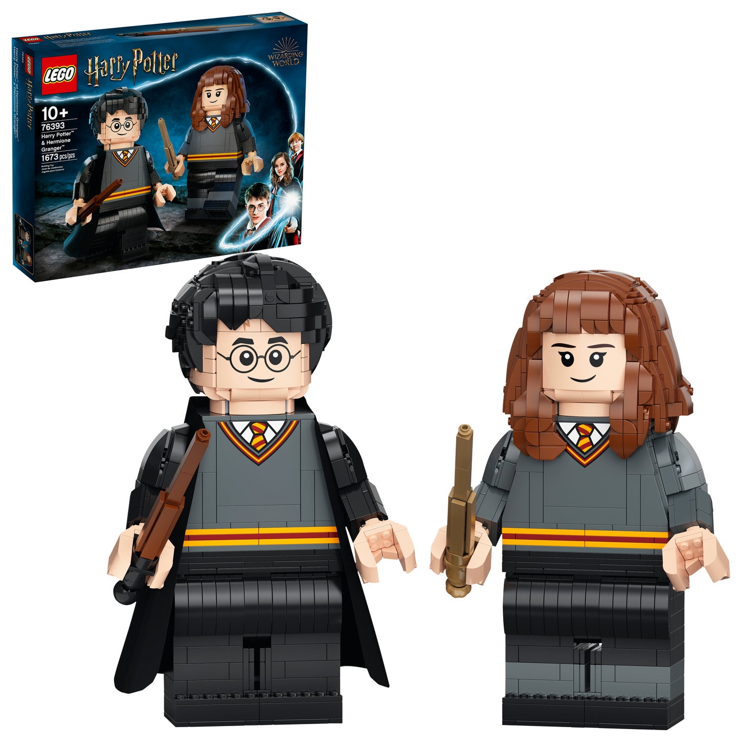 Geurloos ambitie Integratie LEGO Harry Potter Harry Potter & Hermione Granger 76393 Playset -  Walmart.com