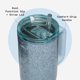 thumbnail image 5 of Vaso aislante Corkcicle Cruiser de 40 oz, triple capa, 5 of 9