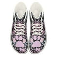 thumbnail image 2 of Psesaysky Dog Paw Printed Sneakers for Girls High-Top Anti-Slip Comfortable Barefoot Shoes Easy to Clean Size 6-13.5, 2 of 7