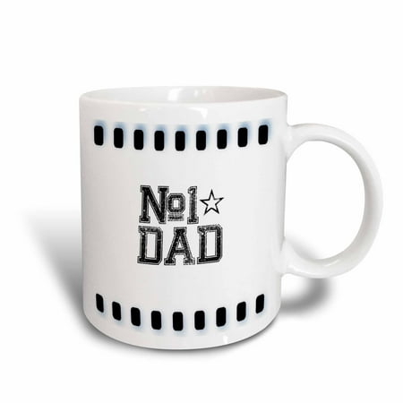 3d Rose 3drose Number 1 Dad - Fathers - Fathers Day Art, Ceramic Mug,